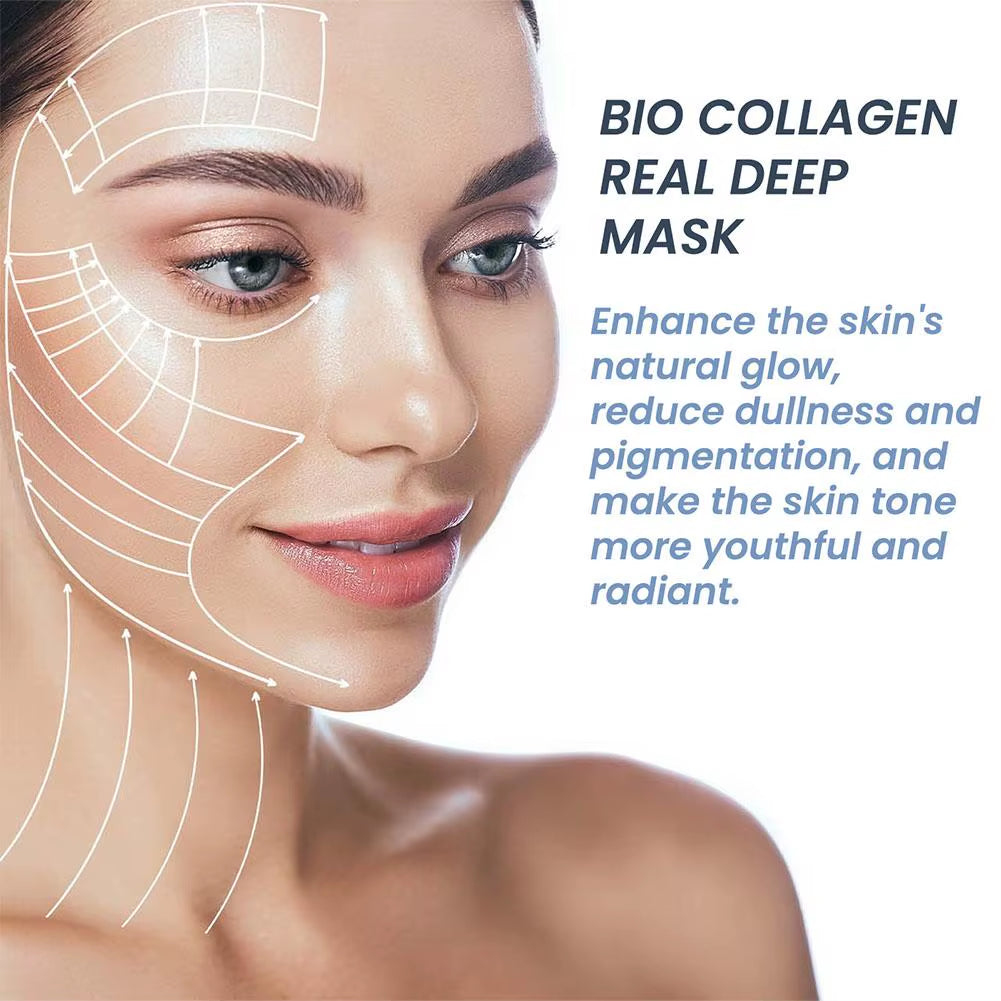 Moisturizing Bio-Collagen Deep Rejuvenating Peel-Off Mask for Brightening Skin