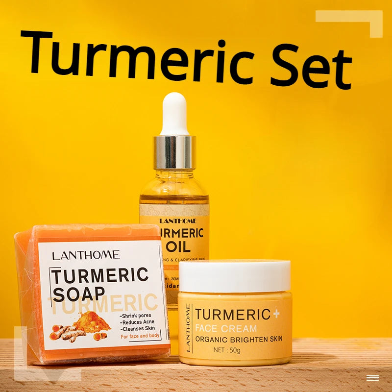 Turmeric Oil Anti-Aging Facial Serum for Wrinkle Reduction and Skin Brightening - Moisturizer for Men and Women