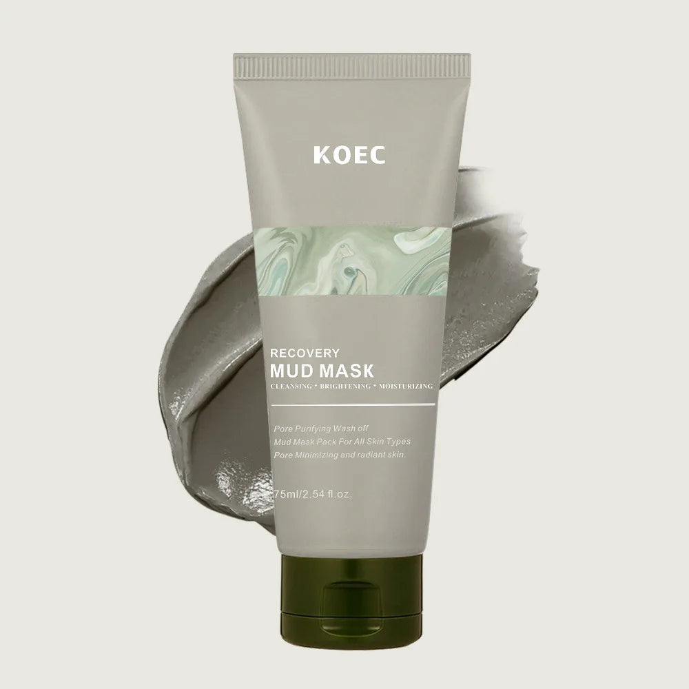 Image of Repair Volcanic Mud-Applied Facial Mask, Cleansing and Moisturizing Mud-Mask, Suitable for the Face and Body, Narrows Pores And