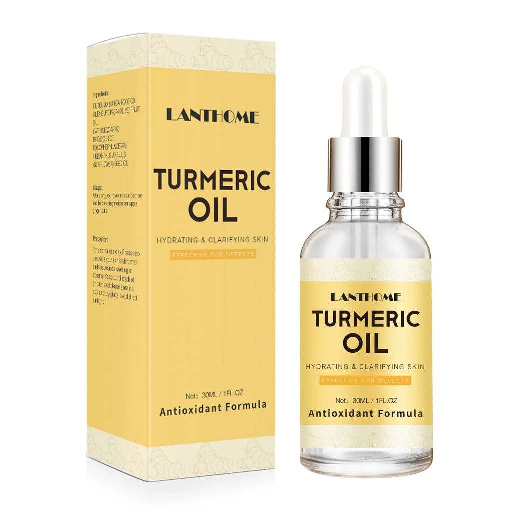 Turmeric Oil Anti-Aging Facial Serum for Wrinkle Reduction and Skin Brightening - Moisturizer for Men and Women