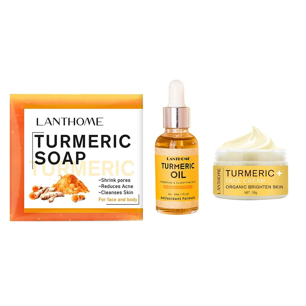 Turmeric Oil Anti-Aging Facial Serum for Wrinkle Reduction and Skin Brightening - Moisturizer for Men and Women