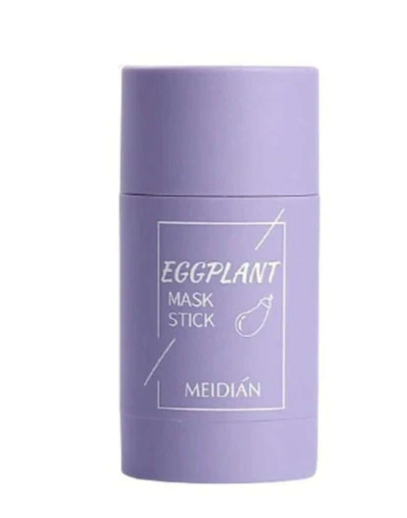 Cleansing Green Tea Clay Mask Stick for Oil Control, Acne Treatment, and Brightening with Seaweed Extract
