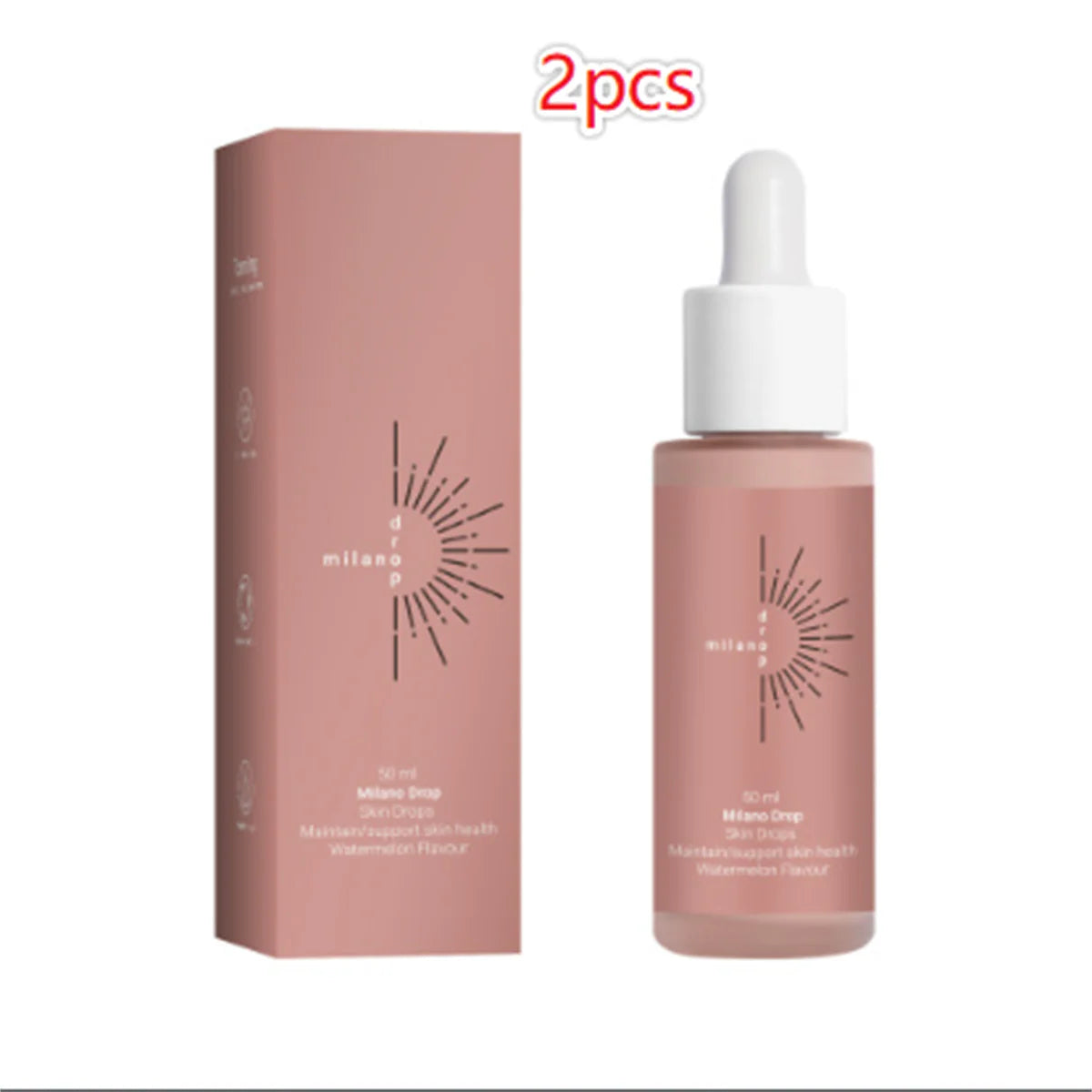 Professional Tanning Face and Body Serum - Fine Line Repair and Dark Bronzer Self-Tanning Drops