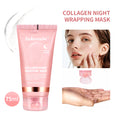 Lakerain Collagen Night Mask for Enhanced Elasticity and Hydration, Reducing Sagging and Dullness with Hydrolyzed Collagen for Radiant Skin